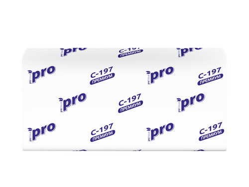 Полотенца бумажные листовые PROtissue С197