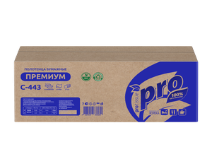 Полотенца бумажные листовые PROtissue С443