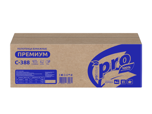Полотенца бумажные листовые PROtissue С388