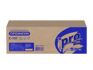 Полотенца бумажные листовые PROtissue С197