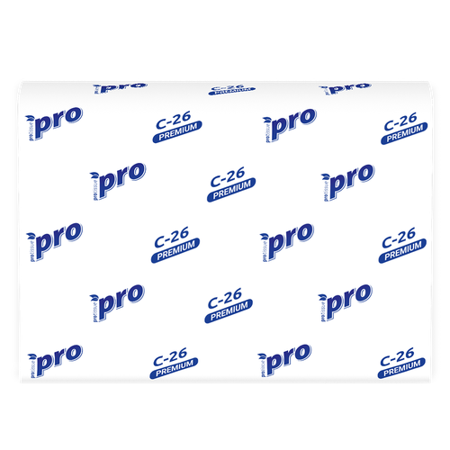 Полотенца бумажные листовые PROtissue С26